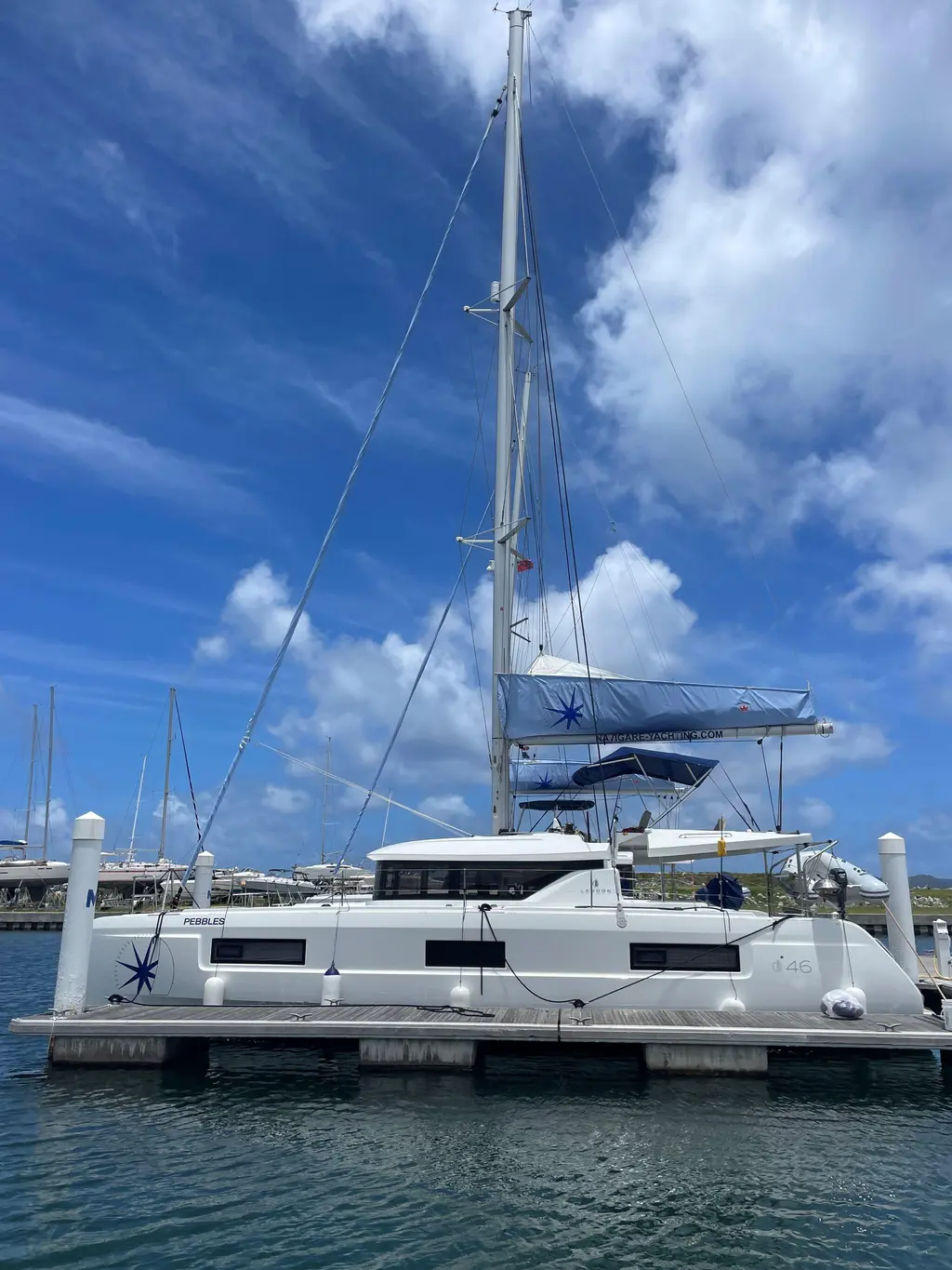 Pebbles 2023 Lagoon 46 Yacht For Sale in Nanny Cay Marina, Road Town, Tortola Pebbles 2023 Lagoon 46 Yacht For Sale in Nanny Cay Marina, Road Town, Tortola