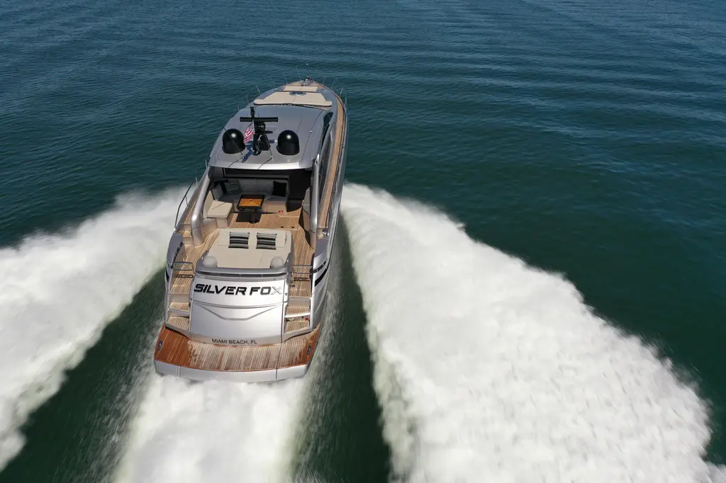 SILVER FOX 2022 Pershing 6X Yacht For Sale in Miami Beach FL SILVER FOX 2022 Pershing 6X Yacht For Sale in Miami Beach FL