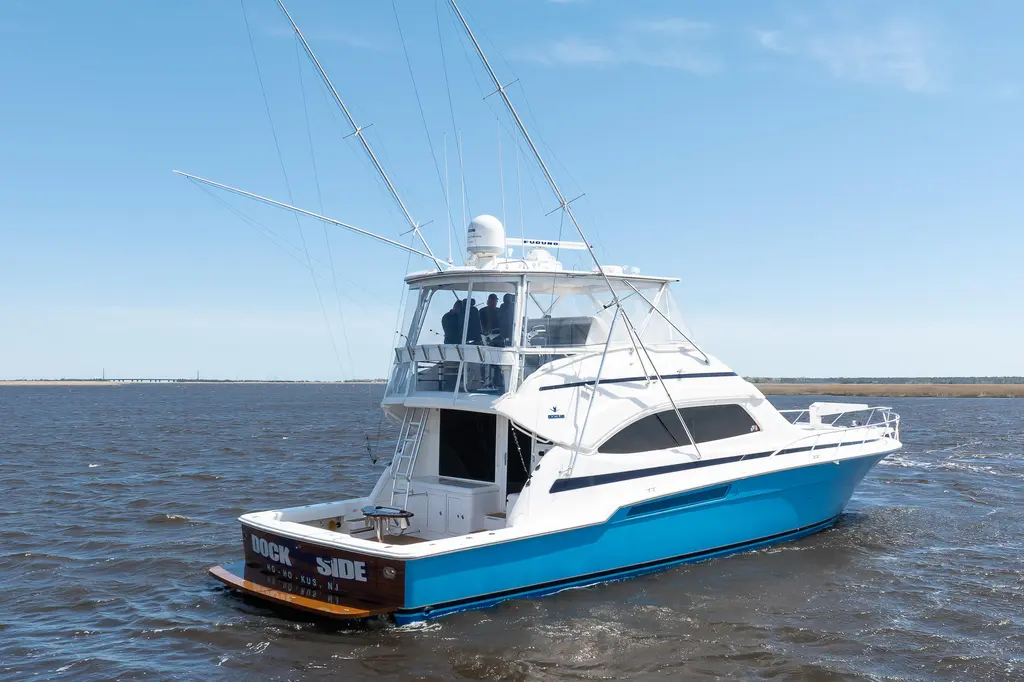 Dock Side 2007 Bertram 570 Convertible Yacht For Sale in Lower Bank NJ Dock Side 2007 Bertram 570 Convertible Yacht For Sale in Lower Bank NJ