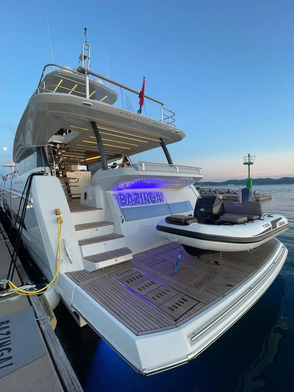 BAZINGA 2023 Prestige 690 Yacht For Sale in Split BAZINGA 2023 Prestige 690 Yacht For Sale in Split
