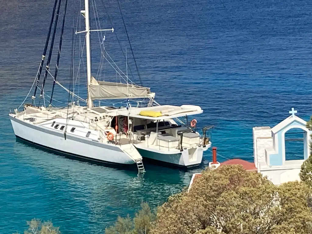 Conan 1988 Joubert Custom Trimaran Yacht For Sale in Rhodes Conan 1988 Joubert Custom Trimaran Yacht For Sale in Rhodes
