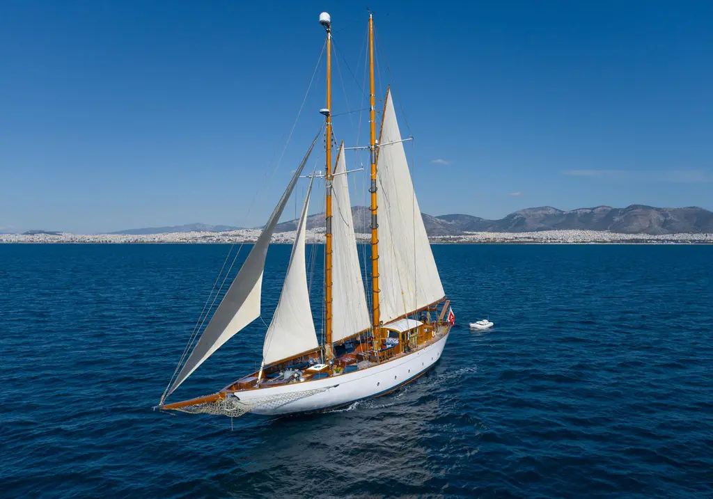WEATHER BIRD 1931 Schooner Navals de Normandie Yacht For Sale in Athens WEATHER BIRD 1931 Schooner Navals de Normandie Yacht For Sale in Athens
