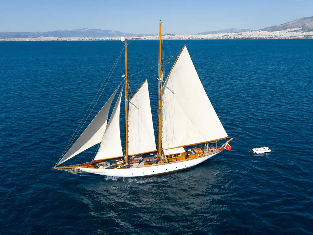 WEATHER BIRD 1931 Schooner Navals de Normandie Yacht For Sale in Athens WEATHER BIRD 1931 Schooner Navals de Normandie Yacht For Sale in Athens