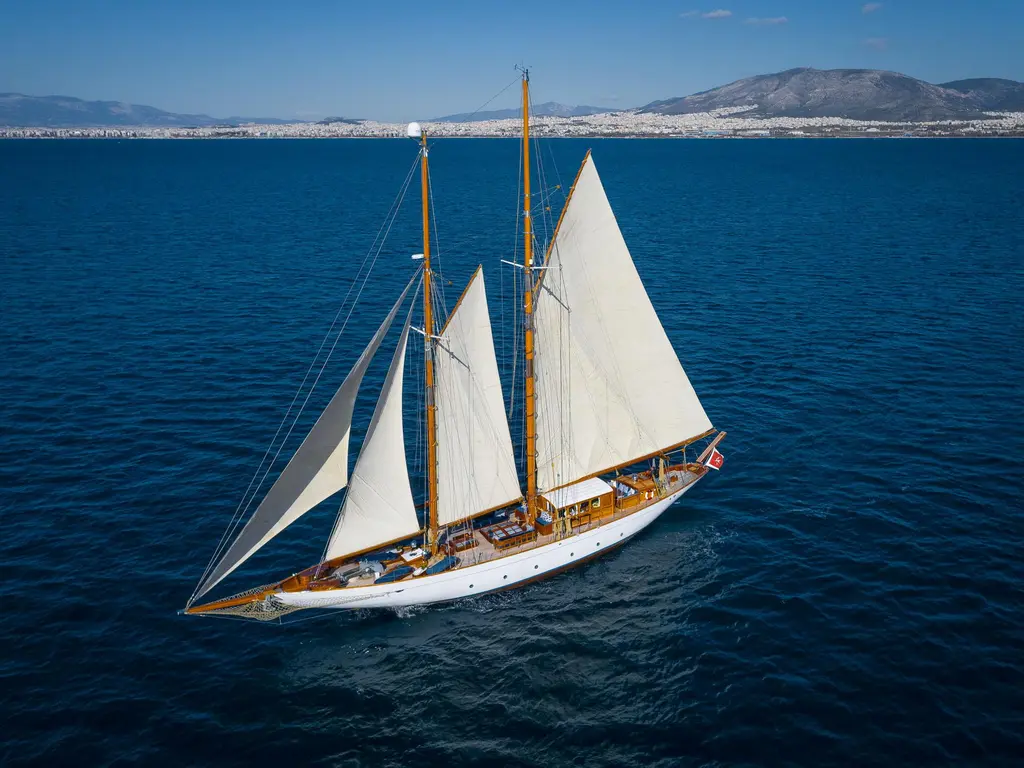 WEATHER BIRD 1931 Schooner Navals de Normandie Yacht For Sale in Athens WEATHER BIRD 1931 Schooner Navals de Normandie Yacht For Sale in Athens