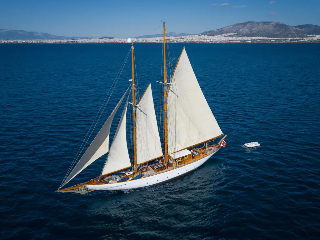 WEATHER BIRD 1931 Schooner Navals de Normandie Yacht For Sale in Athens WEATHER BIRD 1931 Schooner Navals de Normandie Yacht For Sale in Athens