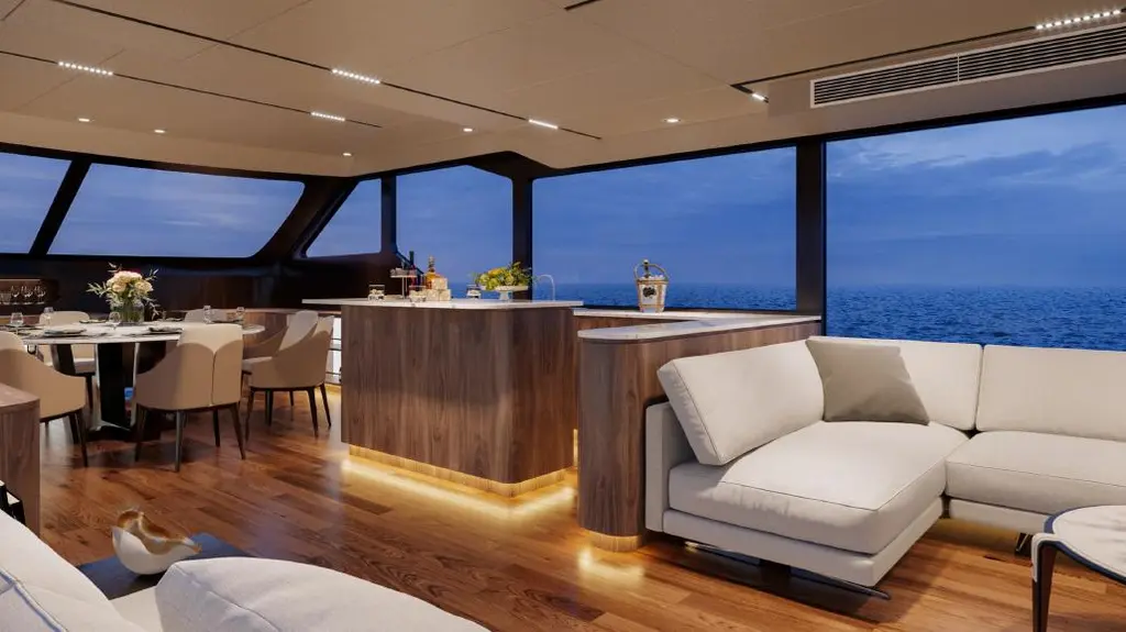 AFB 82 Model-X 2027 Allegro Yacht Flybridge 82 Model-X Yacht For Sale in Fujian AFB 82 Model-X 2027 Allegro Yacht Flybridge 82 Model-X Yacht For Sale in Fujian