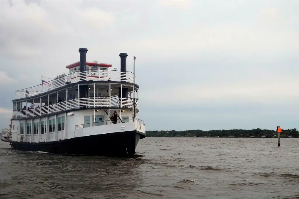 INDIAN RIVER QUEEN 1984 Custom Paddle Wheel Yacht For Sale in Cocoa Beach FL INDIAN RIVER QUEEN 1984 Custom Paddle Wheel Yacht For Sale in Cocoa Beach FL