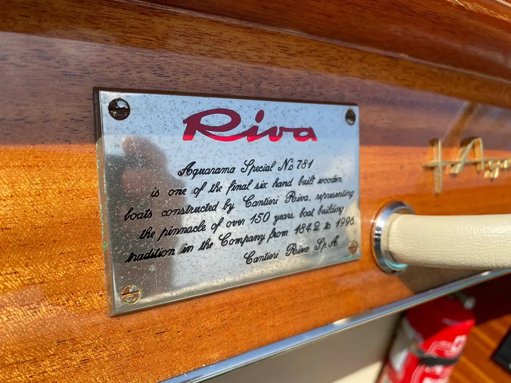 1996 Riva Aquarama Special Yacht For Sale in South of France 06 1996 Riva Aquarama Special Yacht For Sale in South of France 06