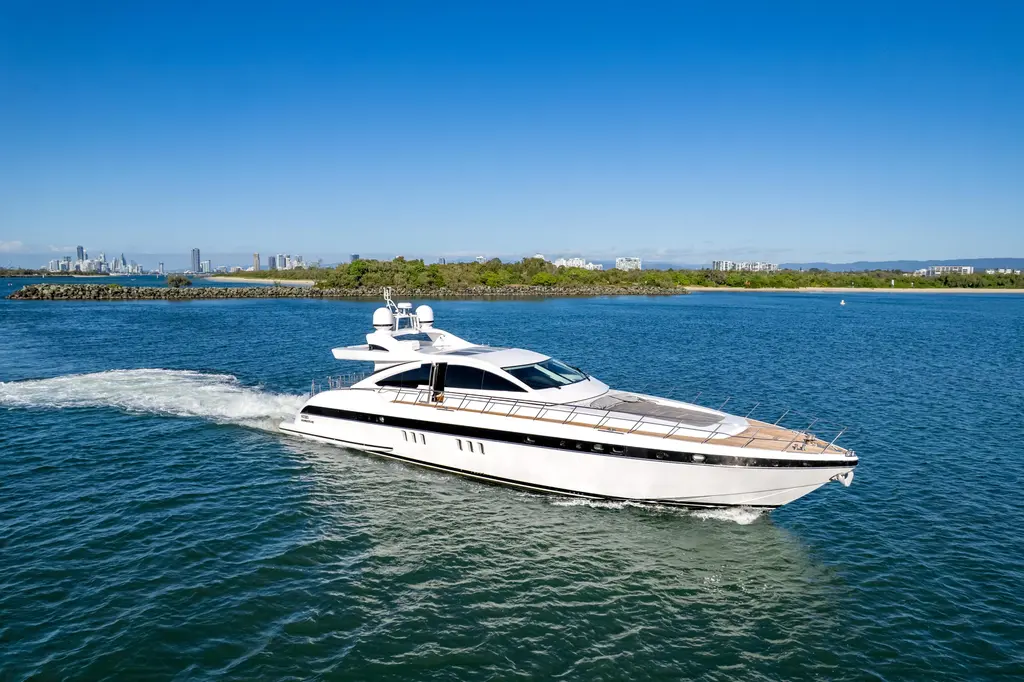 BLANC 2007 Mangusta 80 Yacht For Sale in Gold Coast QLD