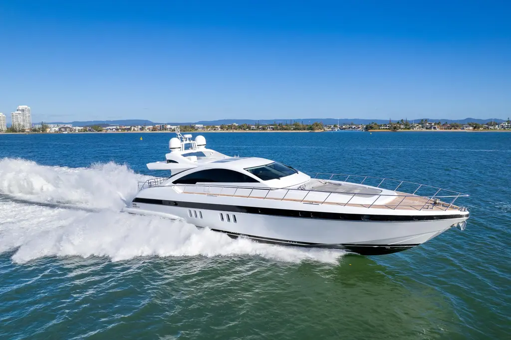 BLANC 2007 Mangusta 80 Yacht For Sale in Gold Coast QLD