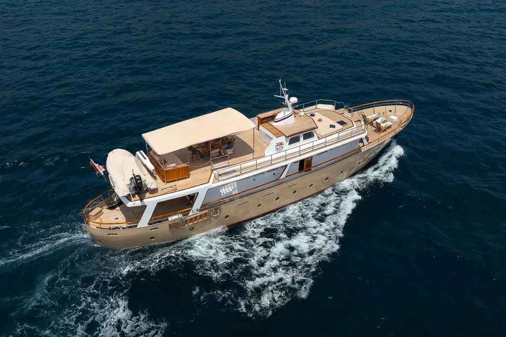 BLACK PEPPER 1975 round stern motoryacht Yacht For Sale in Palma ES-PM BLACK PEPPER 1975 round stern motoryacht Yacht For Sale in Palma ES-PM