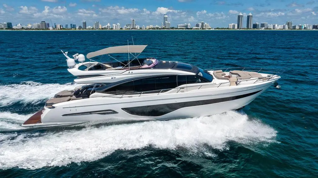 COCOON 2021 Princess S78 Yacht For Sale in Bal Harbour FL COCOON 2021 Princess S78 Yacht For Sale in Bal Harbour FL