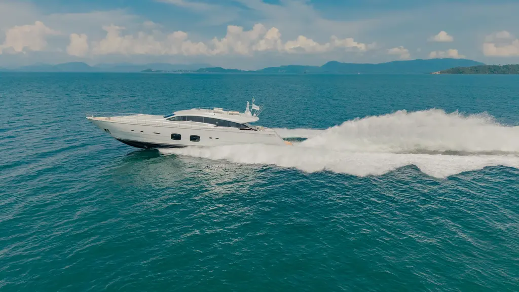 LE CAPRICE IV 2011 Pershing 108 Yacht For Sale in ถลาง LE CAPRICE IV 2011 Pershing 108 Yacht For Sale in ถลาง