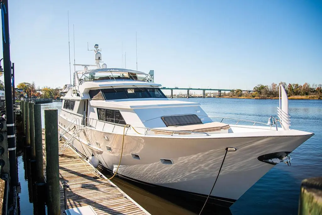 Happy Ours 1989 Broward 85 Raised Pilothouse Yacht For Sale in Wilmington NC Happy Ours 1989 Broward 85 Raised Pilothouse Yacht For Sale in Wilmington NC