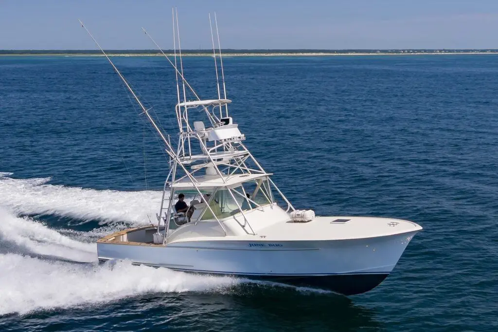 June Bug 1985 Custom Carolina Scarborough 41 Express Yacht For Sale in Key Largo FL June Bug 1985 Custom Carolina Scarborough 41 Express Yacht For Sale in Key Largo FL