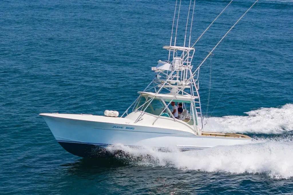 June Bug 1985 Custom Carolina Scarborough 41 Express Yacht For Sale in Key Largo FL June Bug 1985 Custom Carolina Scarborough 41 Express Yacht For Sale in Key Largo FL