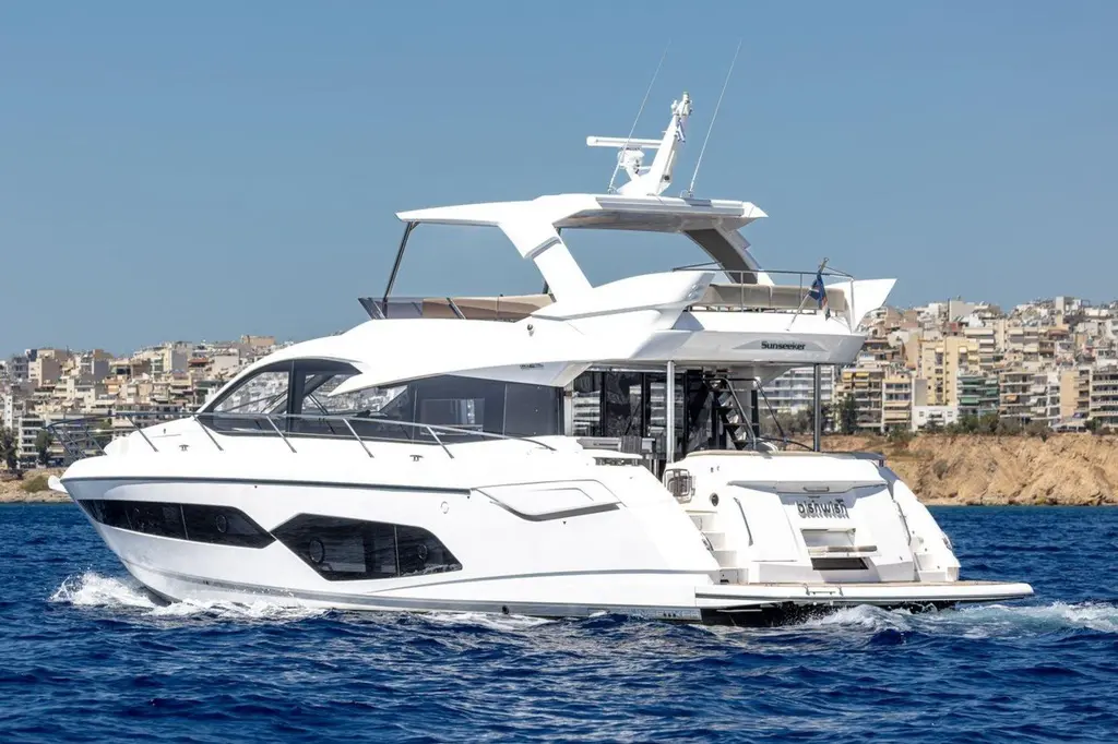 M/Y bishwish 2018 Sunseeker Manhattan 66 Yacht For Sale in Athens M/Y bishwish 2018 Sunseeker Manhattan 66 Yacht For Sale in Athens