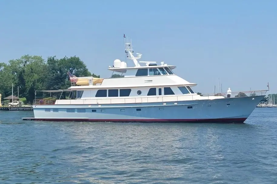 SEA BOLD 2003 NEB New England Boatworks Enclosed Raised Pilothouse Yacht For Sale in Palm Beach FL