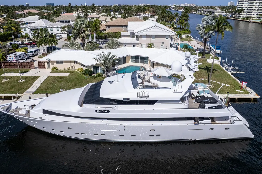 THE PEARL 1998 Intermarine 118 Yacht For Sale in Fort Lauderdale FL THE PEARL 1998 Intermarine 118 Yacht For Sale in Fort Lauderdale FL