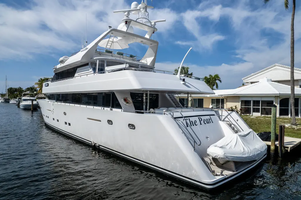 THE PEARL 1998 Intermarine 118 Yacht For Sale in Fort Lauderdale FL THE PEARL 1998 Intermarine 118 Yacht For Sale in Fort Lauderdale FL