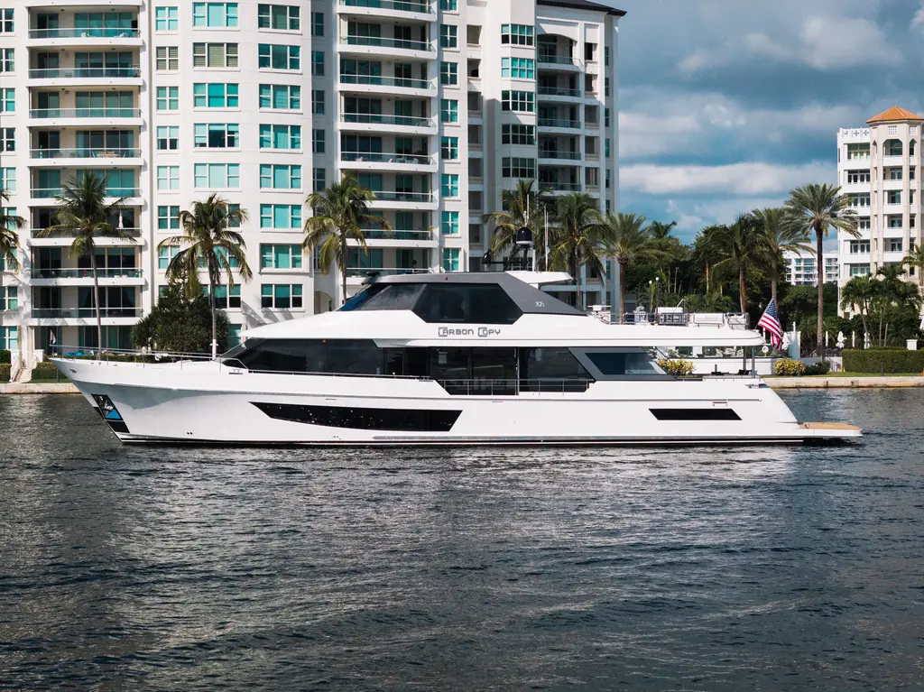 Carbon Copy 2022 Ocean Alexander 32L Yacht For Sale in Boca Raton FL Carbon Copy 2022 Ocean Alexander 32L Yacht For Sale in Boca Raton FL