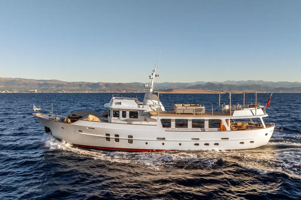 Sultana 1969 Feadship 25.8m Yacht For Sale in Antibes Sultana 1969 Feadship 25.8m Yacht For Sale in Antibes