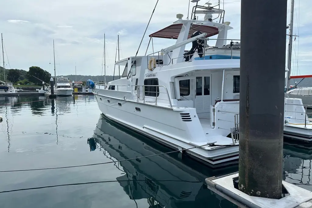 Gato Mal 2001 Malcolm Tennant Pachoud Pilothouse Powercat Yacht For Sale in San Jose Gato Mal 2001 Malcolm Tennant Pachoud Pilothouse Powercat Yacht For Sale in San Jose