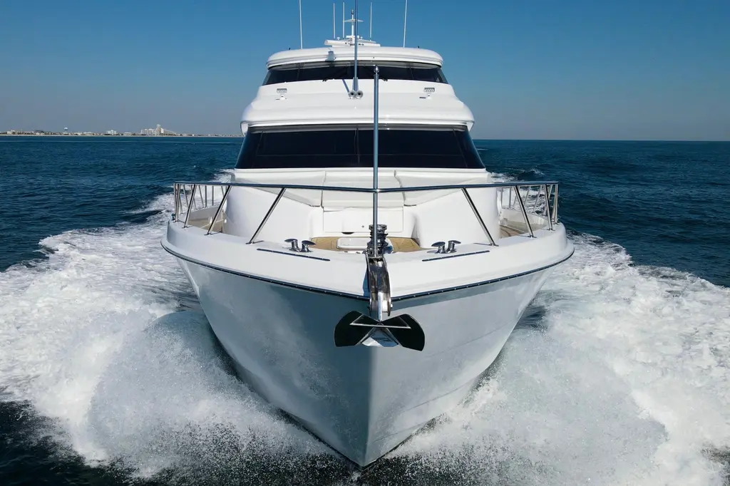 TIME-2 FLY 2006 Hatteras 80 Motor Yacht Sky Lounge Yacht For Sale in Fort Lauderdale FL