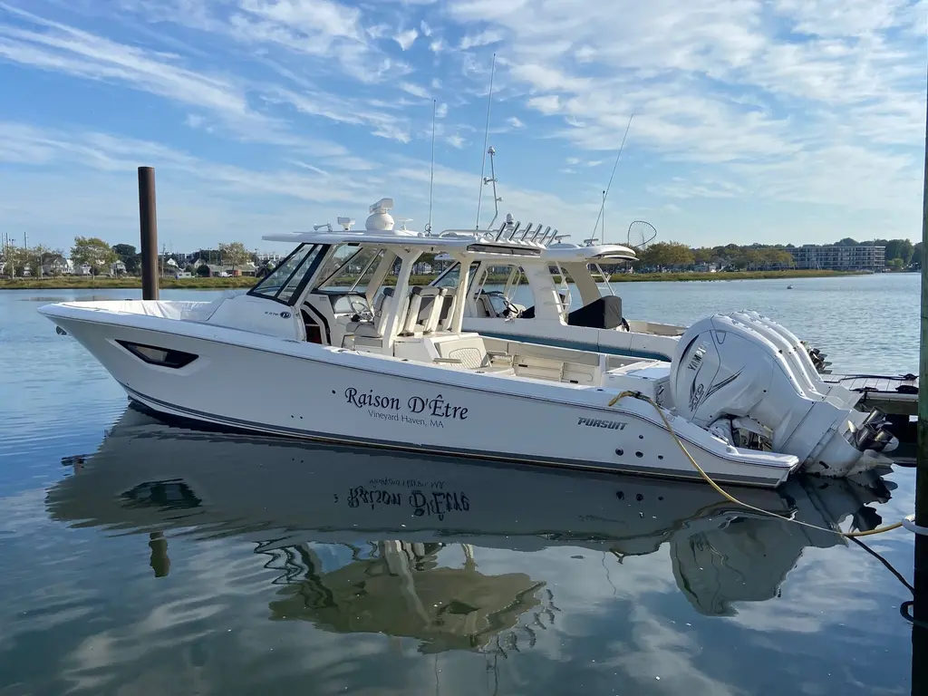 Raison D'Être 2022 Pursuit S 378 Sport Yacht For Sale in Norwalk CT Raison D'Être 2022 Pursuit S 378 Sport Yacht For Sale in Norwalk CT