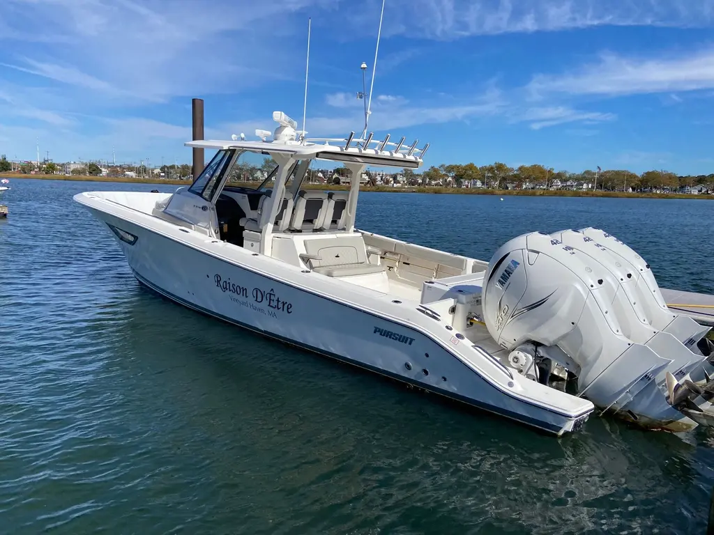 Raison D'Être 2022 Pursuit S 378 Sport Yacht For Sale in Norwalk CT Raison D'Être 2022 Pursuit S 378 Sport Yacht For Sale in Norwalk CT