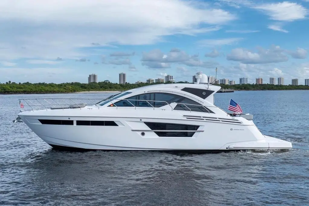 2022 cruisers yachts 54 cantius tropical dreamer north palm beach florida for sale
