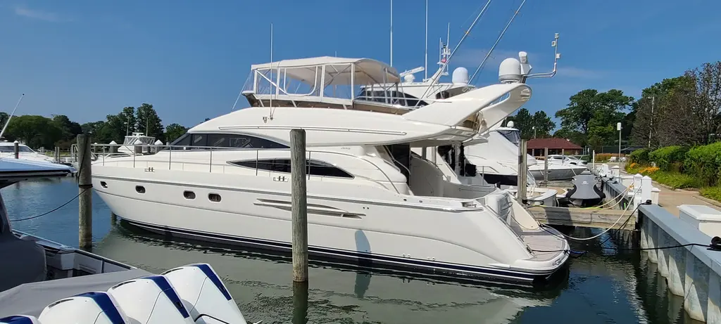 2006 viking princess 61 flybridge off the road grosse pointe shores michigan for sale