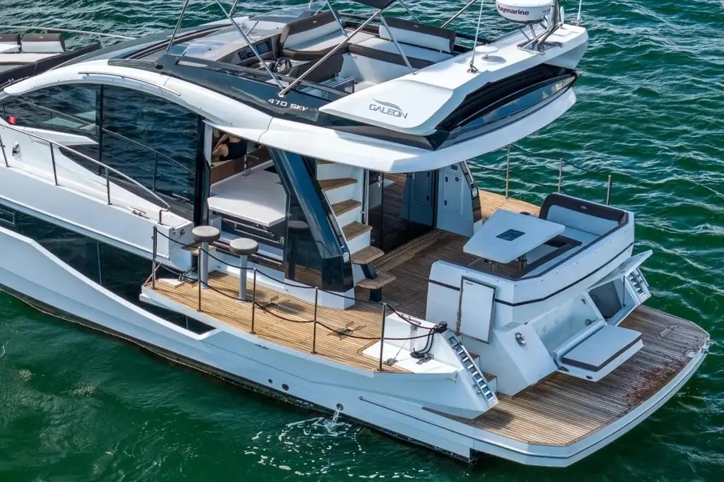 Good Vibes 2022 Galeon 470 Sky Yacht For Sale in St Petersburg FL Good Vibes 2022 Galeon 470 Sky Yacht For Sale in St Petersburg FL