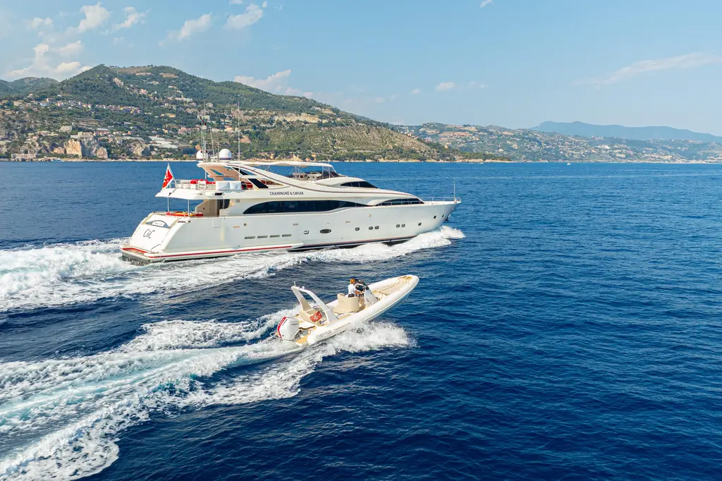 Champagne and Caviar 2003 Ferretti Yachts Custom Line 112 Yacht For Sale in Ventimiglia IT-IM Champagne and Caviar 2003 Ferretti Yachts Custom Line 112 Yacht For Sale in Ventimiglia IT-IM