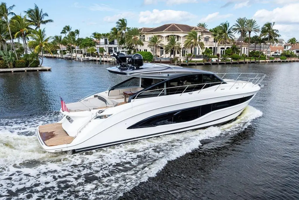 Hullabaloo 2021 Princess V55 Yacht For Sale in Lighthouse Point FL Hullabaloo 2021 Princess V55 Yacht For Sale in Lighthouse Point FL