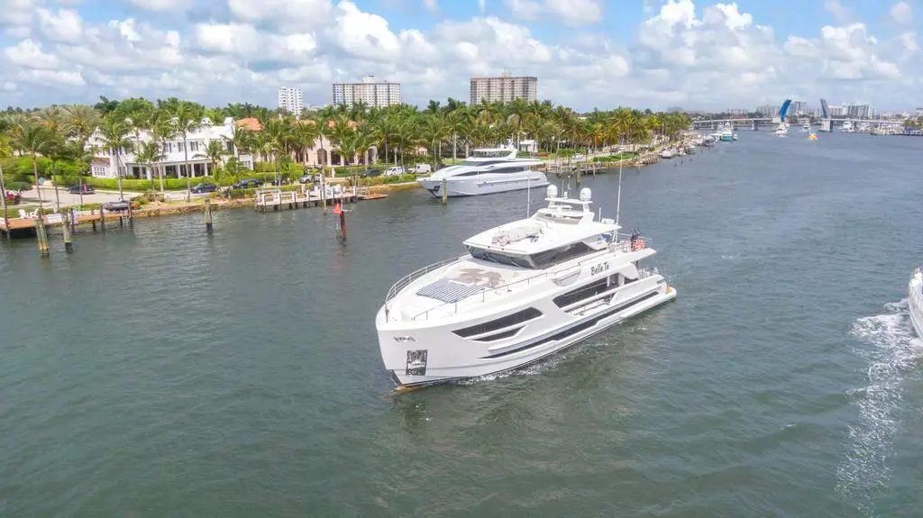 Bella Tu 2019 Horizon FD87 Yacht For Sale in Newport RI Bella Tu 2019 Horizon FD87 Yacht For Sale in Newport RI