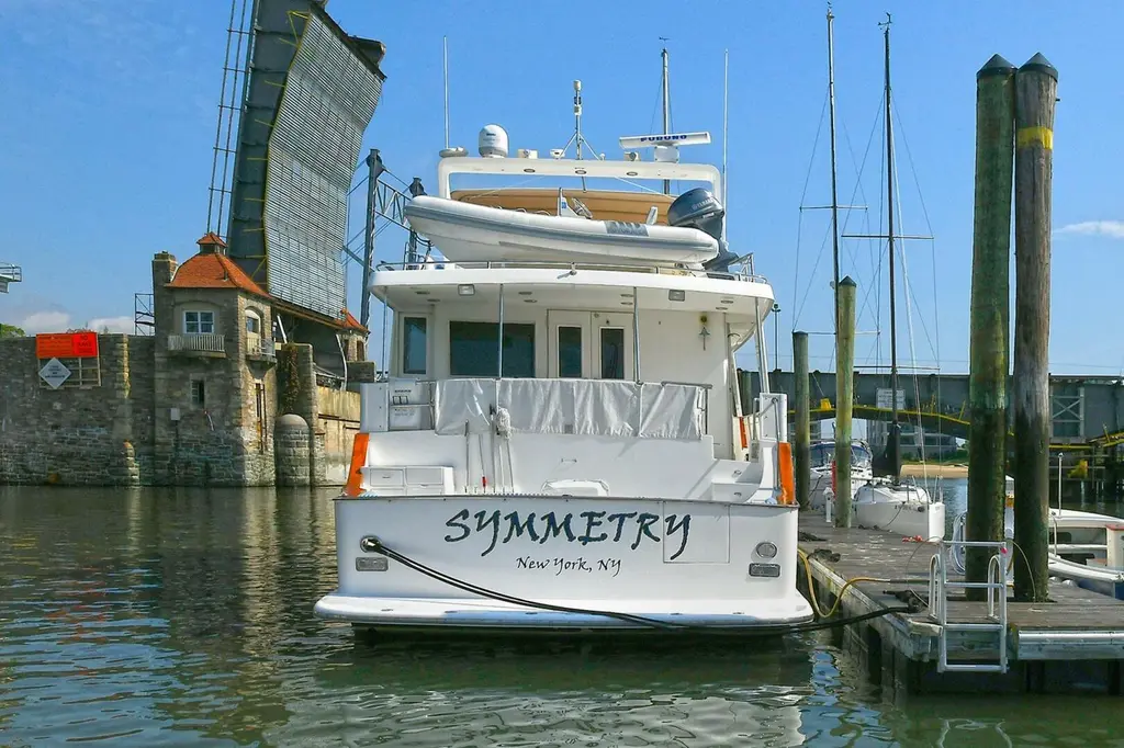 Symmetry 2002 Grand Alaskan Flushdeck Yacht For Sale in New Rochelle NY Symmetry 2002 Grand Alaskan Flushdeck Yacht For Sale in New Rochelle NY
