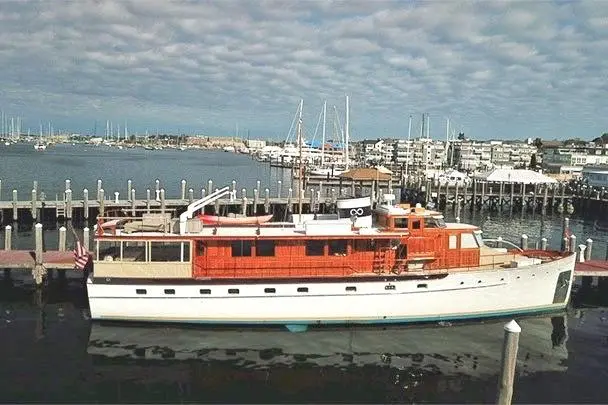 Timeless 1947 Trumpy Raised Pilothouse Yacht For Sale in Newport RI Timeless 1947 Trumpy Raised Pilothouse Yacht For Sale in Newport RI