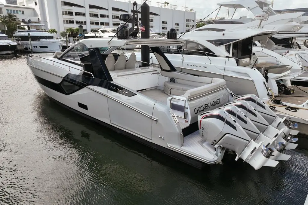 Chicken Money 2023 Azimut Verve 47 Yacht For Sale in North Miami Beach FL Chicken Money 2023 Azimut Verve 47 Yacht For Sale in North Miami Beach FL