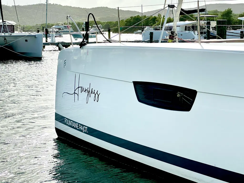 Hourglass 2020 Fountaine Pajot Saona 47 Maestro Yacht For Sale in St Thomas 