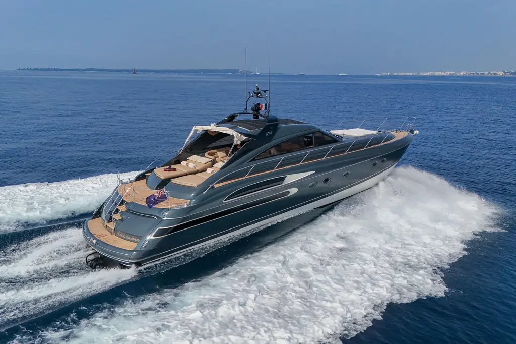 Pura Vida 2003 Princess V65 Open Yacht For Sale in Cannes 