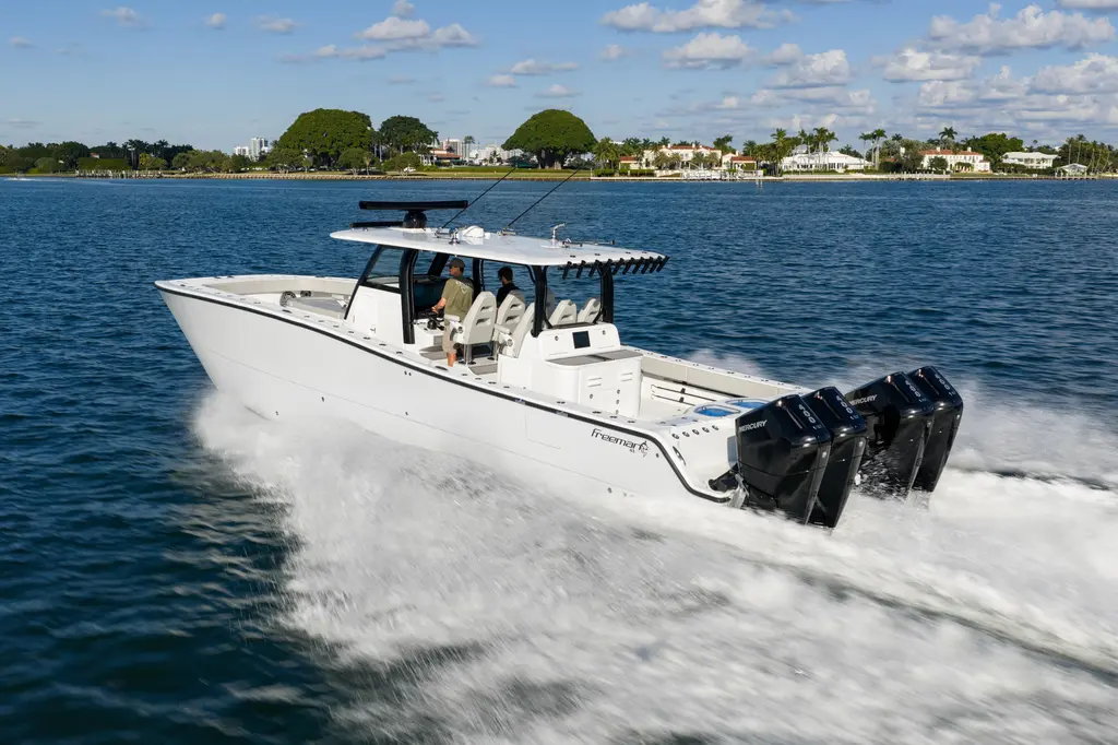 Red White and Booze 2023 Freeman 43 Yacht For Sale in Indian Creek Village FL Red White and Booze 2023 Freeman 43 Yacht For Sale in Indian Creek Village FL