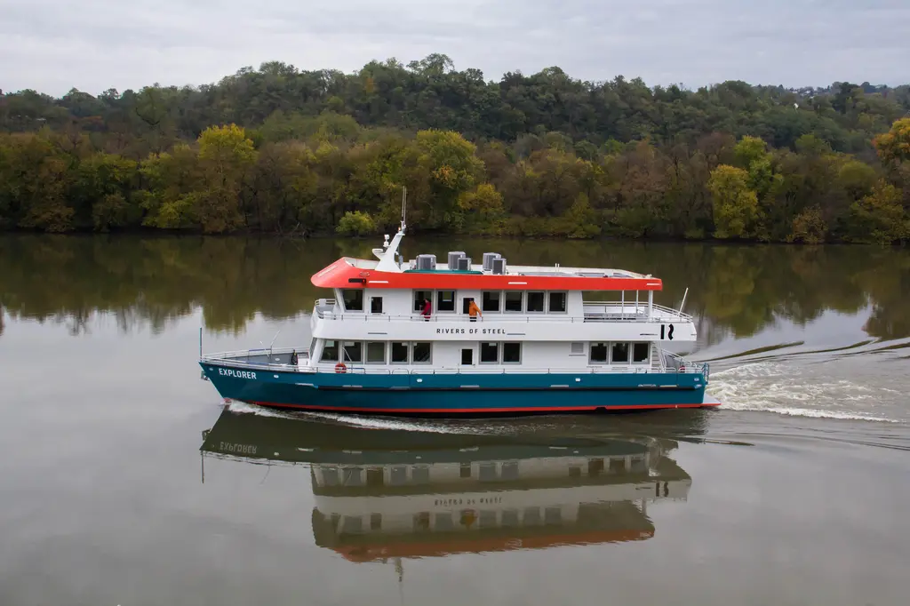 M/V Explorer 2016 Custom Commercial Research Riverboat Yacht For Sale in Homestead PA M/V Explorer 2016 Custom Commercial Research Riverboat Yacht For Sale in Homestead PA