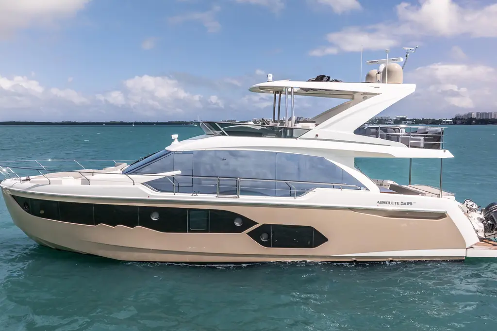 Triangle 2019 Absolute Yachts 58 Fly Yacht For Sale in Miami FL Triangle 2019 Absolute Yachts 58 Fly Yacht For Sale in Miami FL