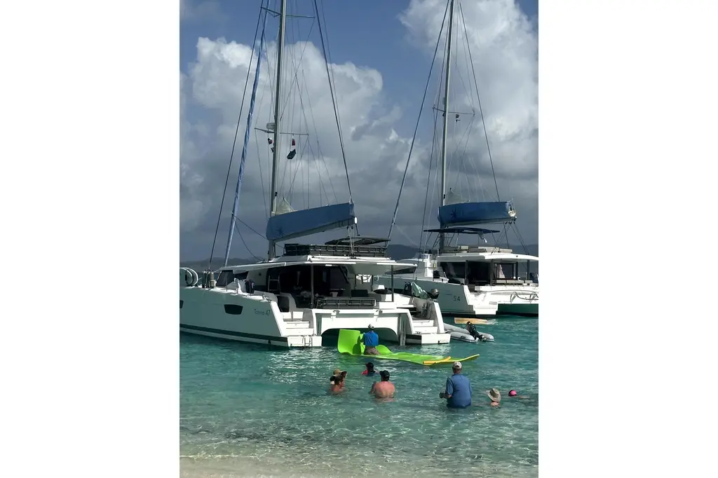 Knotty Cat (Previously Forever Young) 2022 Fountaine Pajot Tanna 47 Yacht For Sale in Tortola Sea Cows Bay Knotty Cat (Previously Forever Young) 2022 Fountaine Pajot Tanna 47 Yacht For Sale in Tortola Sea Cows Bay