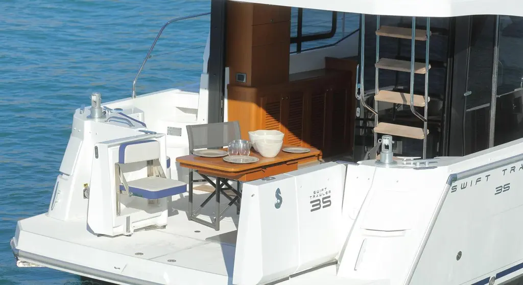 Vitamin Sea 2021 Beneteau Swift Trawler 35 Yacht For Sale in Newport Beach CA Vitamin Sea 2021 Beneteau Swift Trawler 35 Yacht For Sale in Newport Beach CA