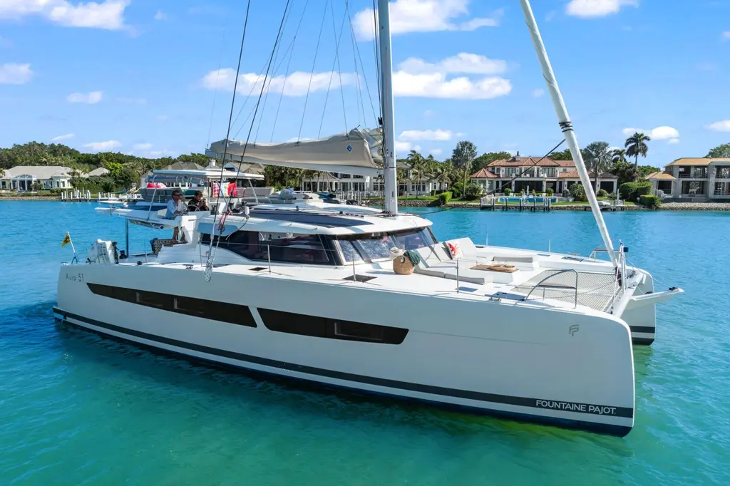 Halcyon 2024 Fountaine Pajot Aura 51 Catamaran Yacht For Sale in Virgin Gorda Halcyon 2024 Fountaine Pajot Aura 51 Catamaran Yacht For Sale in Virgin Gorda