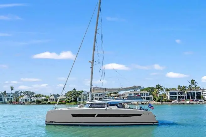 Halcyon 2024 Fountaine Pajot Aura 51 Catamaran Yacht For Sale in Virgin Gorda Halcyon 2024 Fountaine Pajot Aura 51 Catamaran Yacht For Sale in Virgin Gorda