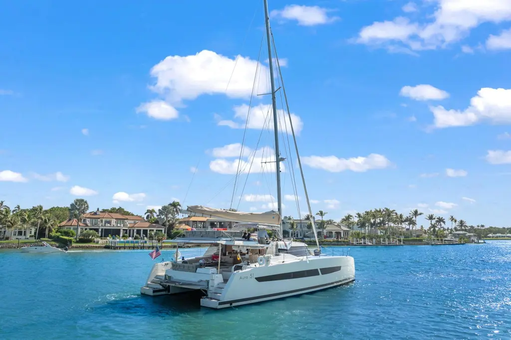 Halcyon 2024 Fountaine Pajot Aura 51 Catamaran Yacht For Sale in Virgin Gorda Halcyon 2024 Fountaine Pajot Aura 51 Catamaran Yacht For Sale in Virgin Gorda