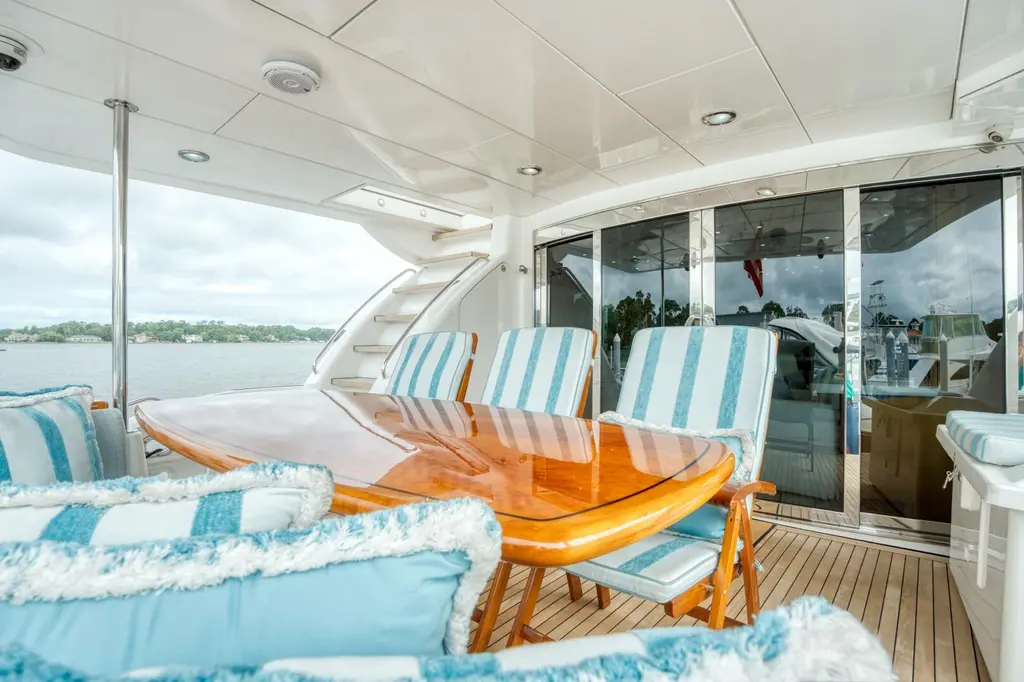MAJESTIK 2007 Hatteras Enclosed Bridge Yacht For Sale in FORT LAUDERDALE FL MAJESTIK 2007 Hatteras Enclosed Bridge Yacht For Sale in FORT LAUDERDALE FL